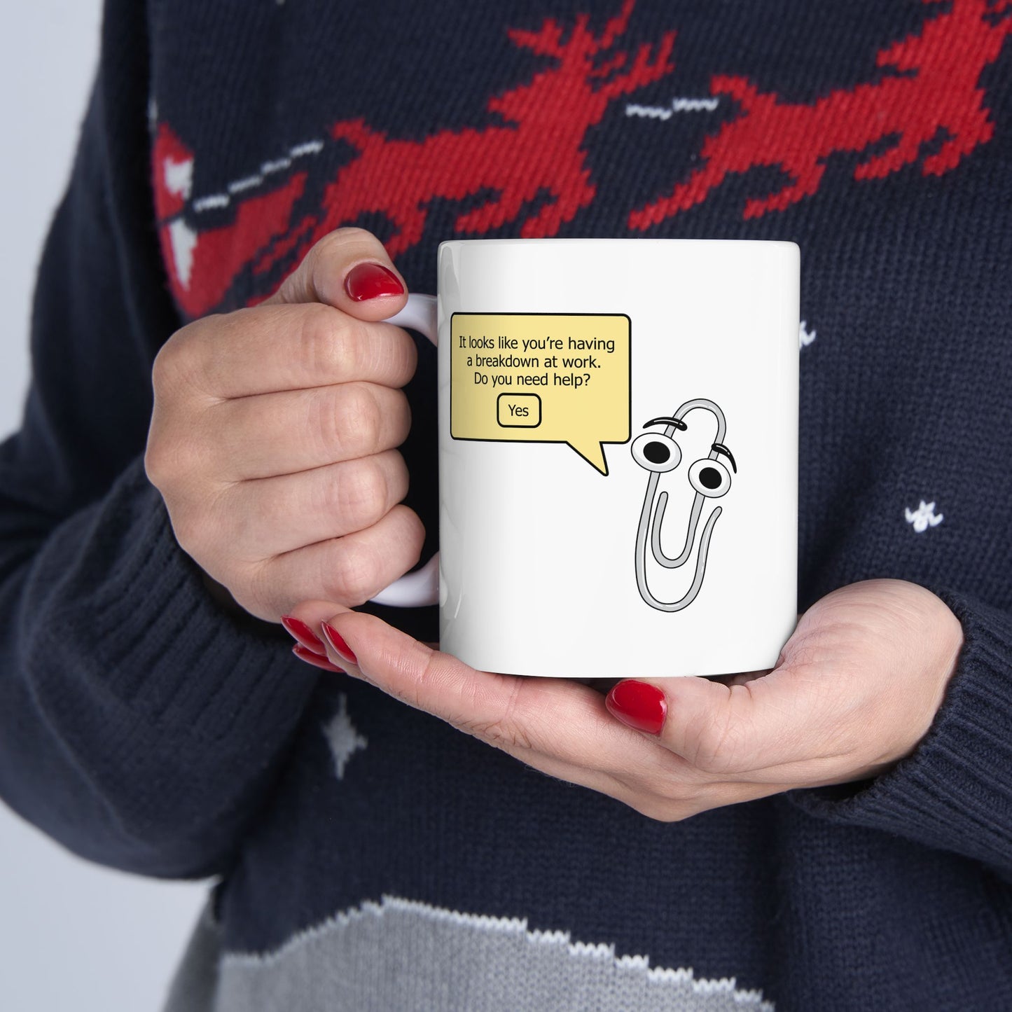 Fun Quirky Ceramic Mug - Perfect Gift for Coffee Lovers, Humor, Office Decor, Unique Kitchenware, Birthday Present
