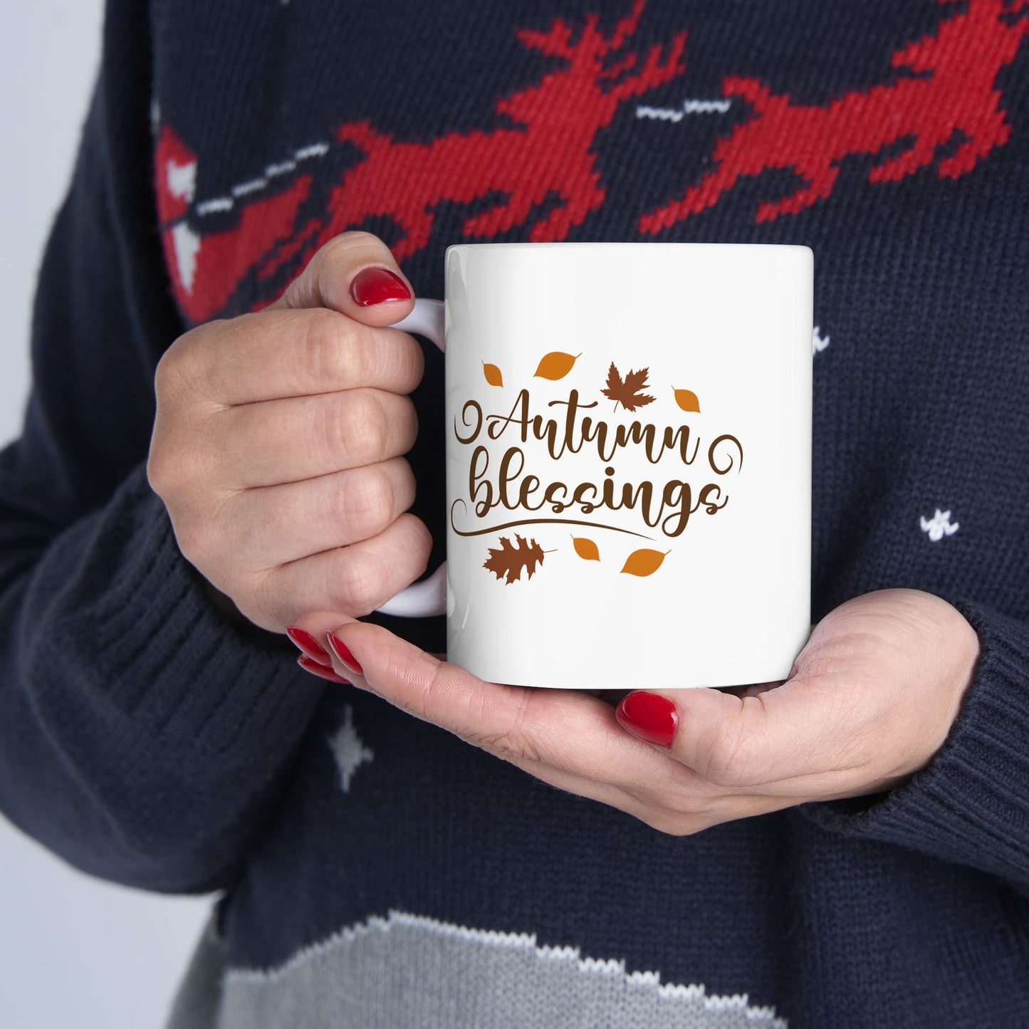 Autumn Blessings Ceramic Mug