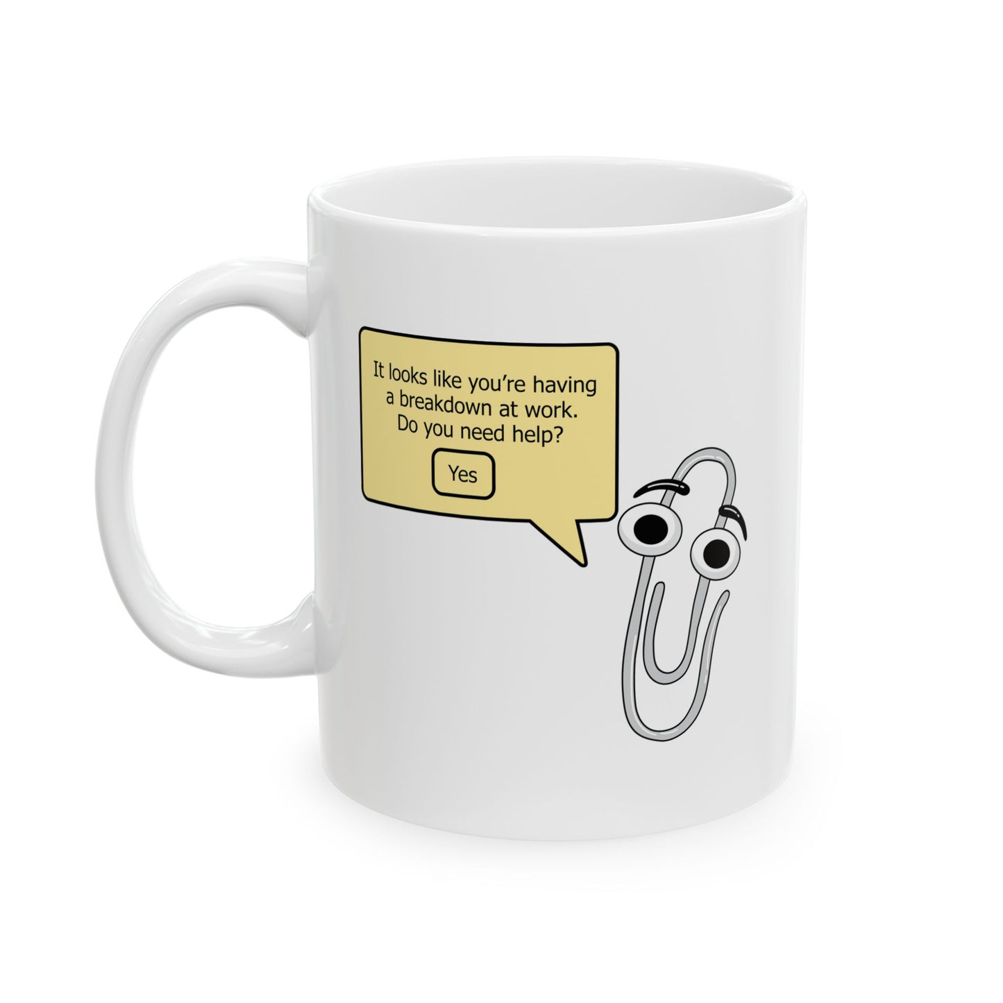 Fun Quirky Ceramic Mug - Perfect Gift for Coffee Lovers, Humor, Office Decor, Unique Kitchenware, Birthday Present