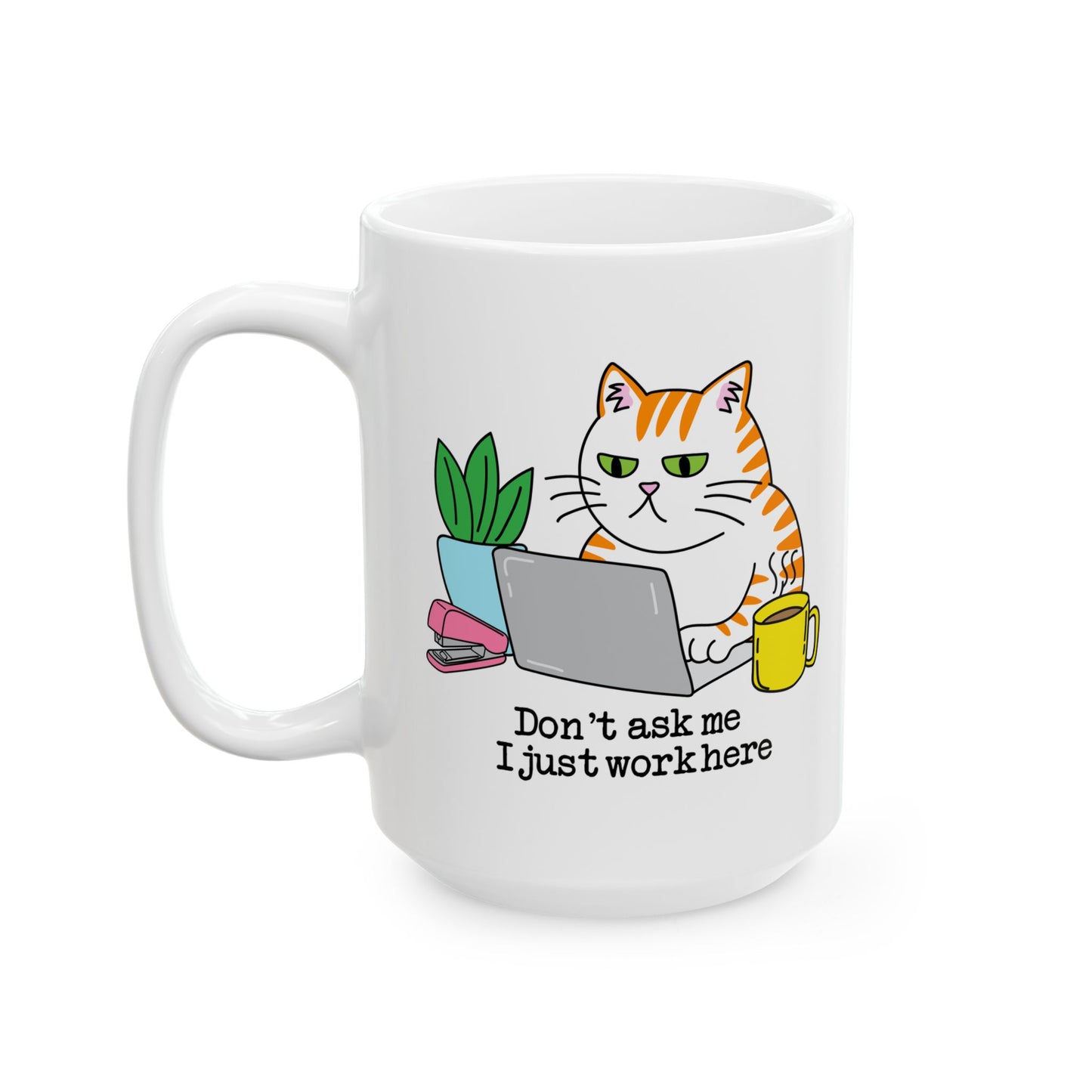 Cozy Cat Ceramic Mug | Coffee Lover Gift | Home & Office Decor | Fun Gift for Pet Lovers | Cute Cat Design