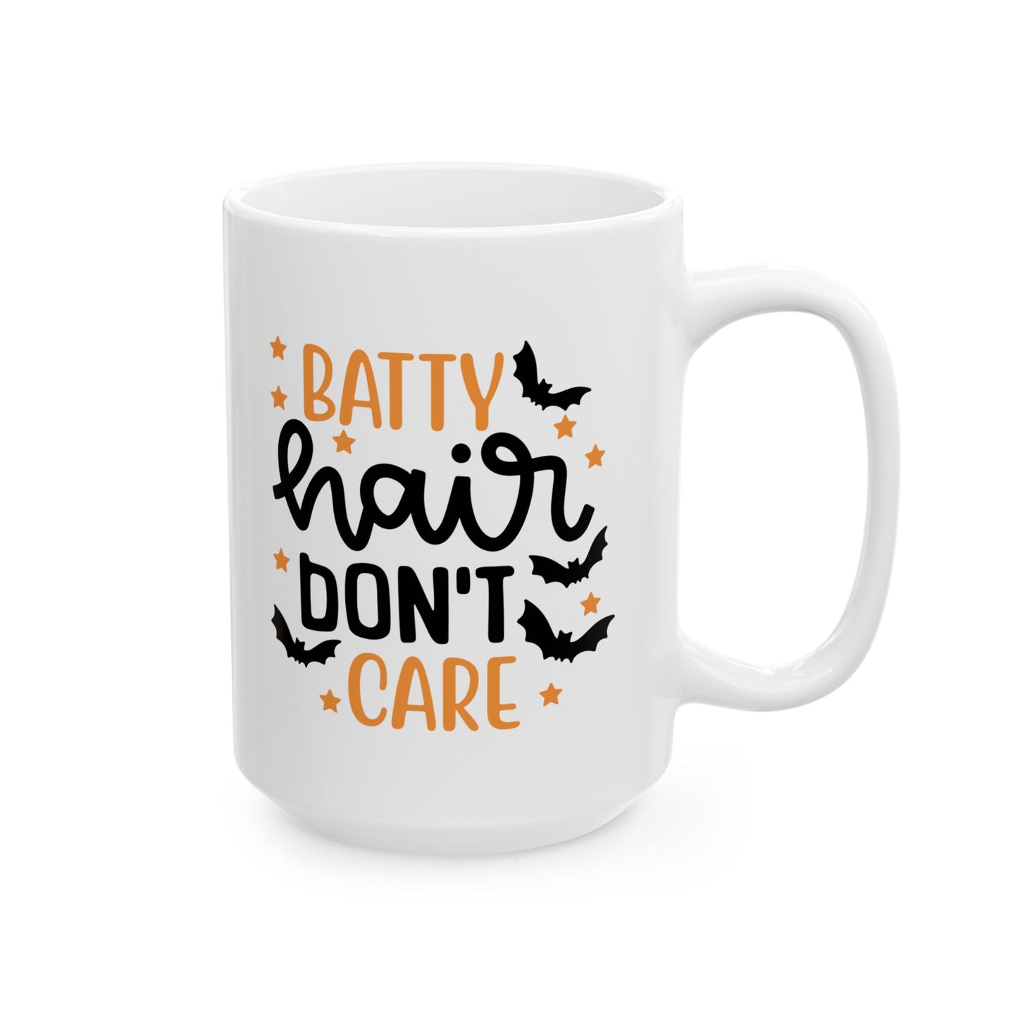 Halloween-Themed Ceramic Mug - Spooky Coffee Cup for Fall, Witch Decor, Bat Design, Perfect Gift for Halloween Lovers