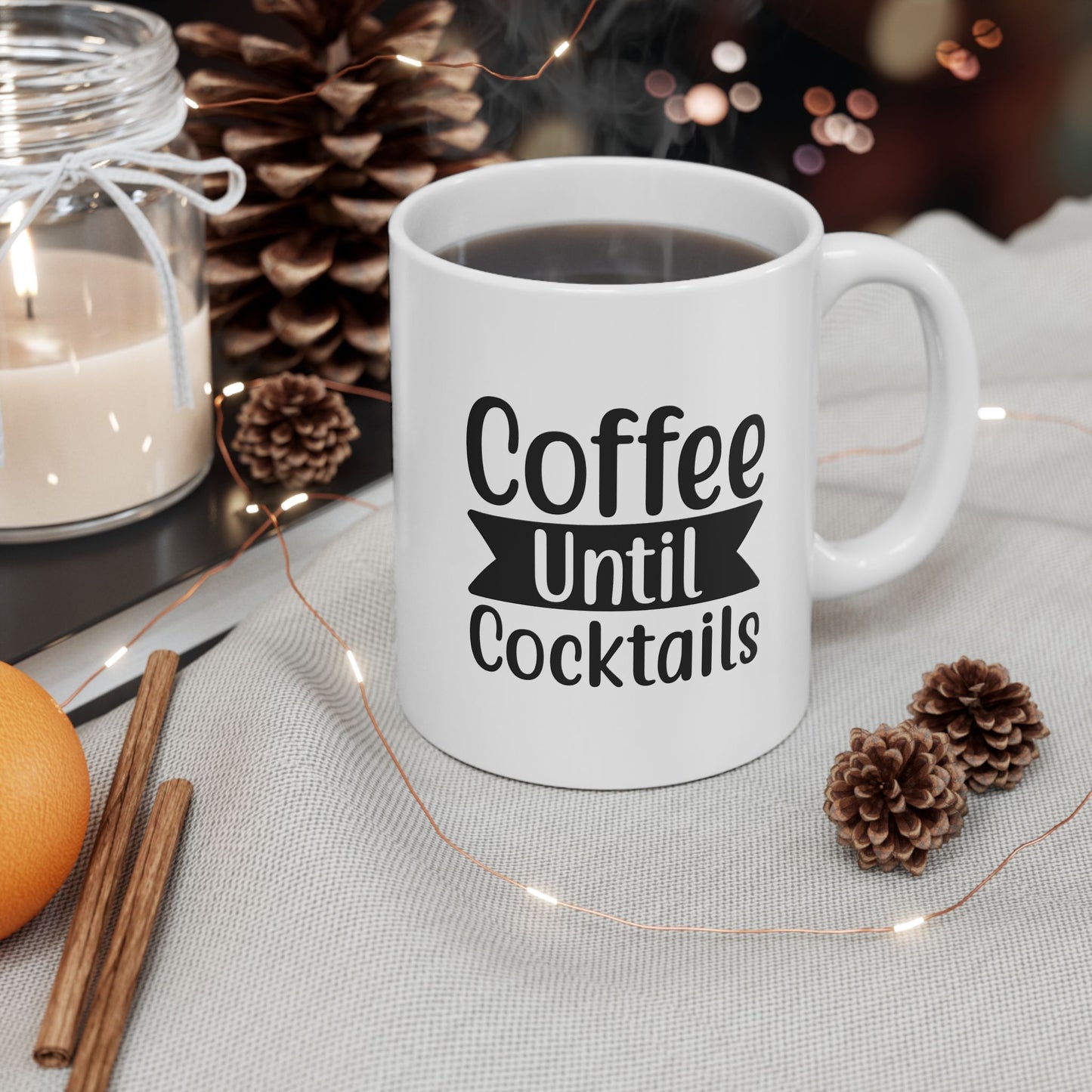 Coffee Lovers Ceramic Mug - Perfect Gift for Coffee Enthusiasts, Home Office, Birthdays, All Occasions, Unique Coffee Cup Designs