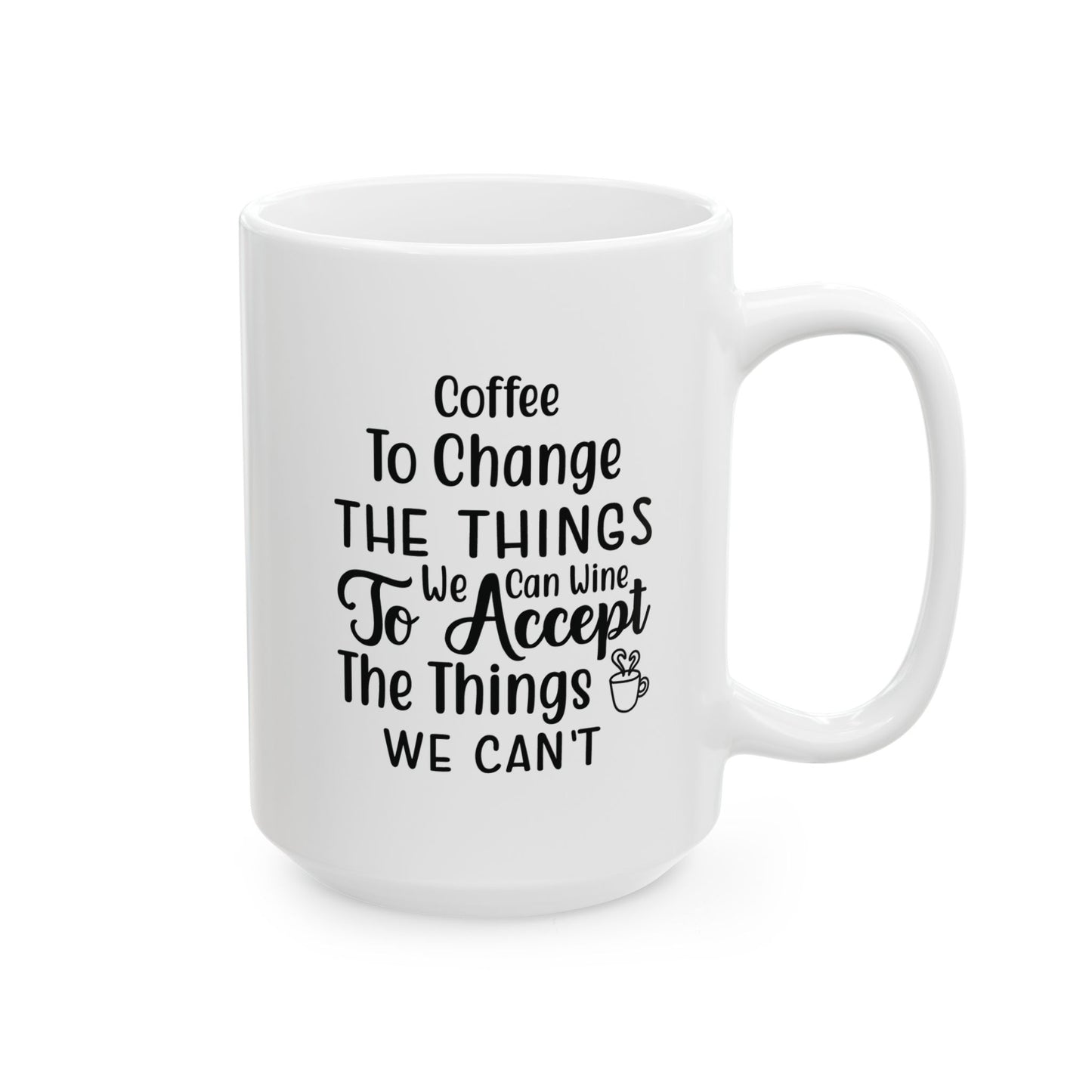 Coffee Lover Ceramic Mug - Perfect Gift for Coffee Lovers, Motivational Quote Mug, Office Desk Accessory, Uplifting Drinkware, Home