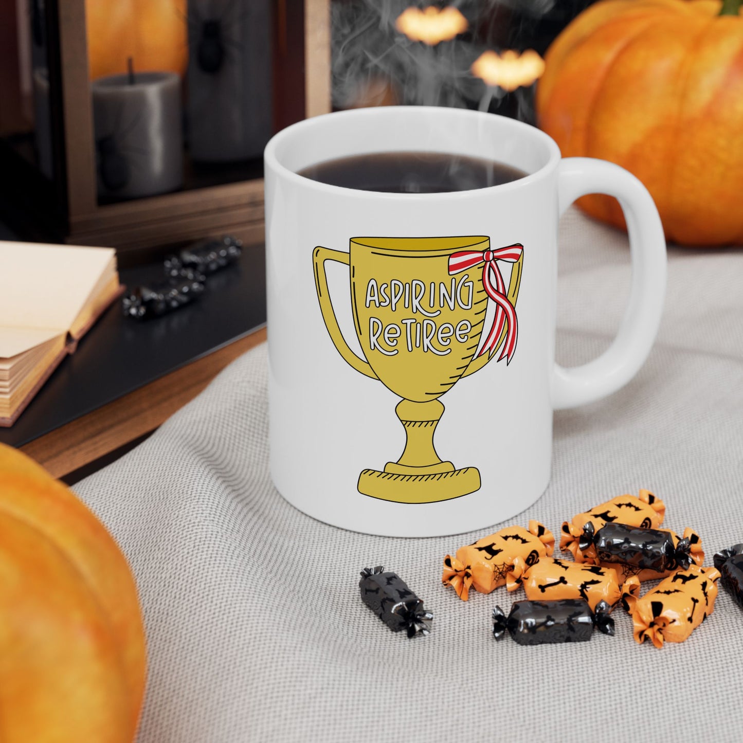 Aspiring Retiree Ceramic Mug, (11oz, 15oz)