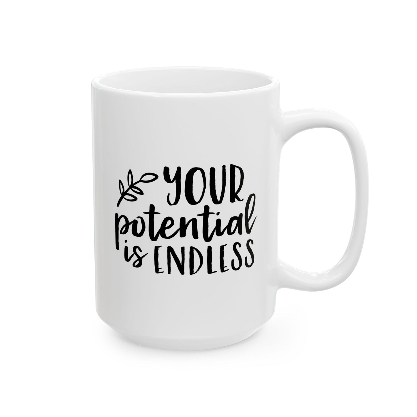 Endless Potential Inspirational Ceramic Mug, Coffee Lover Gift, Motivational Mug, Office Decor, Unique Holiday Present