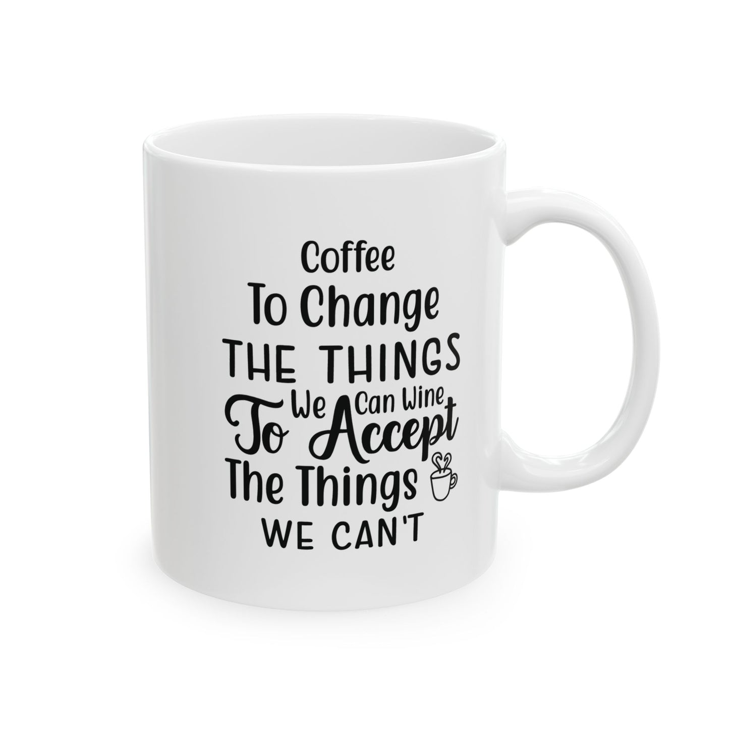 Coffee Lover Ceramic Mug - Perfect Gift for Coffee Lovers, Motivational Quote Mug, Office Desk Accessory, Uplifting Drinkware, Home