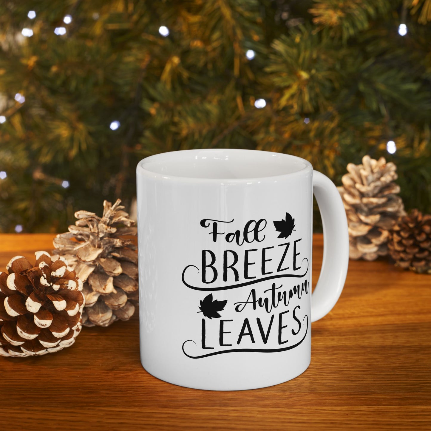 Ceramic Mug - Autumn Breeze Cozy Fall Coffee Cup for Thanksgiving
