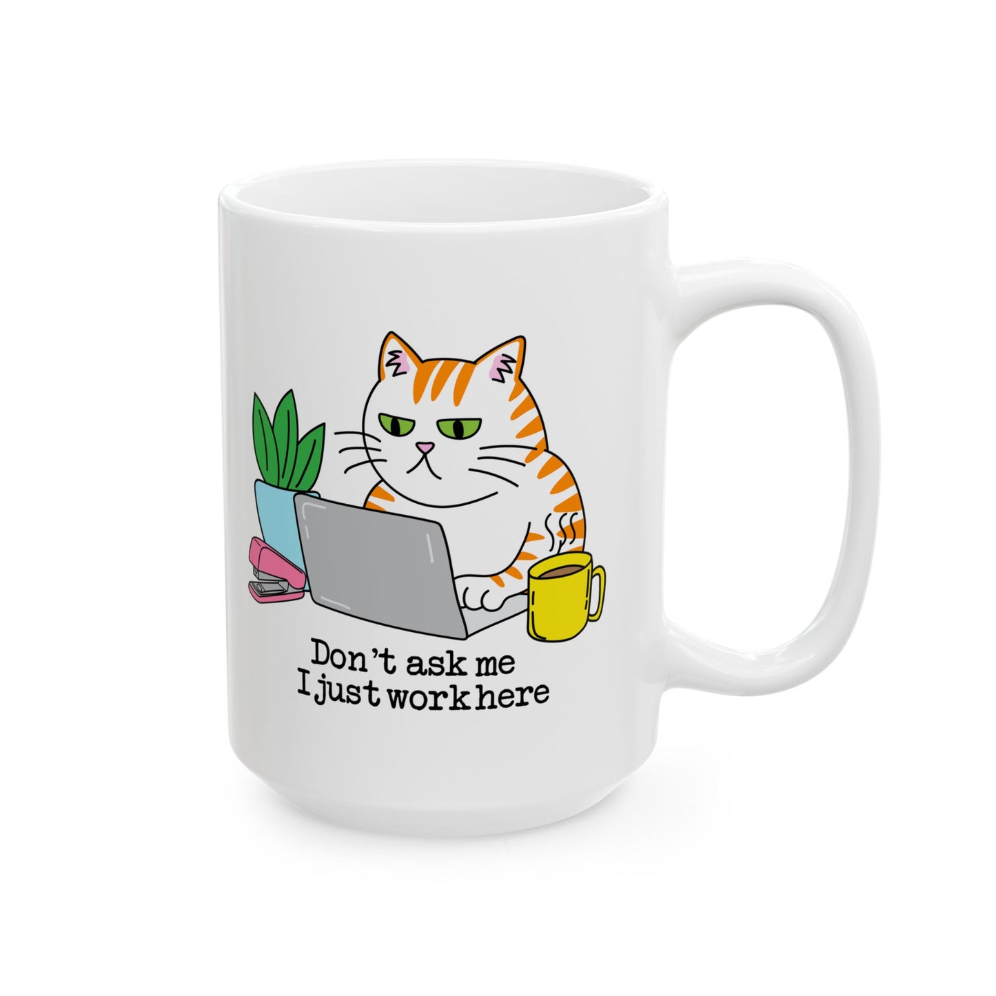 Cozy Cat Ceramic Mug | Coffee Lover Gift | Home & Office Decor | Fun Gift for Pet Lovers | Cute Cat Design
