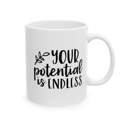Endless Potential Inspirational Ceramic Mug, Coffee Lover Gift, Motivational Mug, Office Decor, Unique Holiday Present