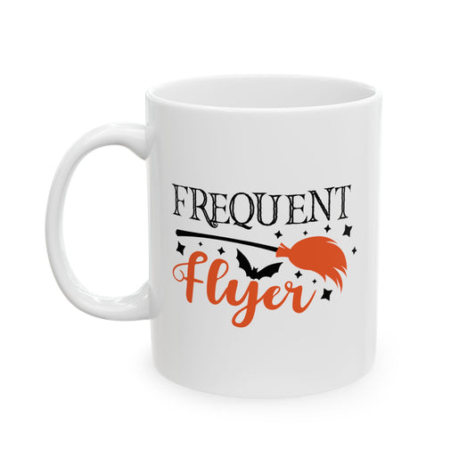 Witch Broom Mug - Frequent Flyer
