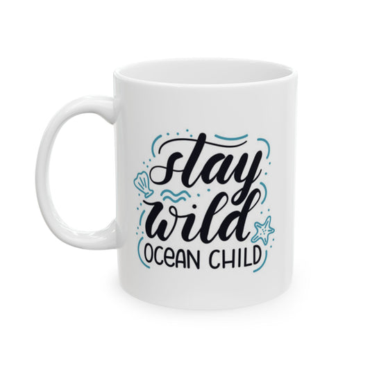 Whimsical Ceramic Mug, Unique Gift for Coffee Lovers, Inspirational Quotes Mug, Perfect for Birthdays, Holidays, Office Decor