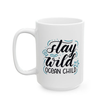 Whimsical Ceramic Mug, Unique Gift for Coffee Lovers, Inspirational Quotes Mug, Perfect for Birthdays, Holidays, Office Decor
