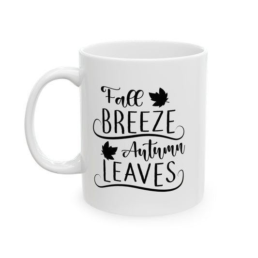 Ceramic Mug - Autumn Breeze Cozy Fall Coffee Cup for Thanksgiving