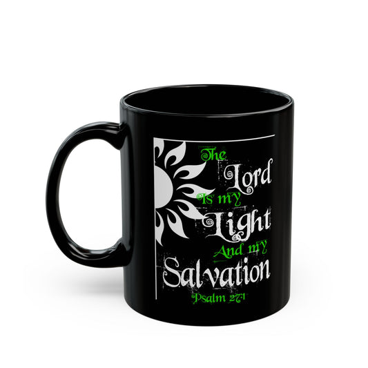 Inspirational Black Mug for Daily Motivation, Coffee Lover Gift, Scripture Quote, Home Decor, Christian Faith Mugs