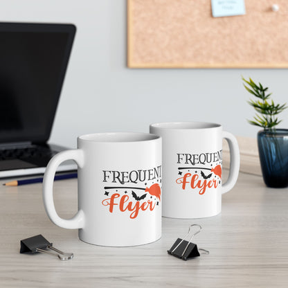 Witch Broom Mug - Frequent Flyer