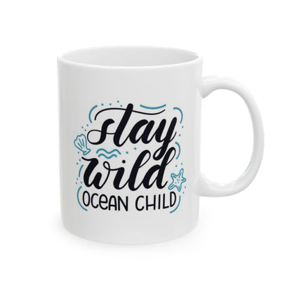 Whimsical Ceramic Mug, Unique Gift for Coffee Lovers, Inspirational Quotes Mug, Perfect for Birthdays, Holidays, Office Decor