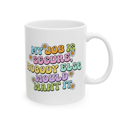 Colorful Quote Ceramic Mug - My Vibe is My Vibe, Inspirational Gift, Coffee Lover's Mug, Friendship Gift, 11oz, 15oz