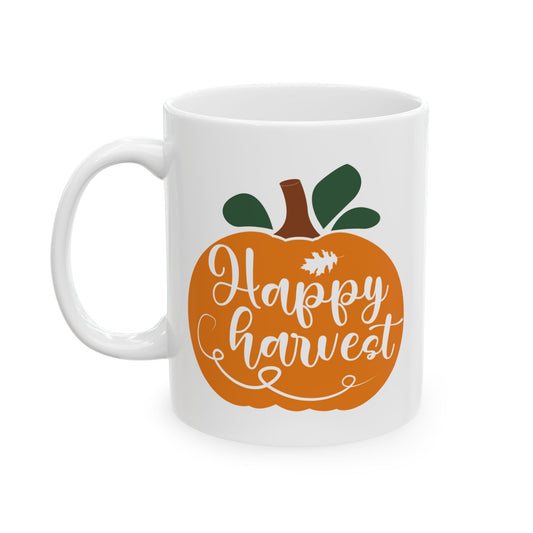 Festive Pumpkin Mug - Happy Harvest