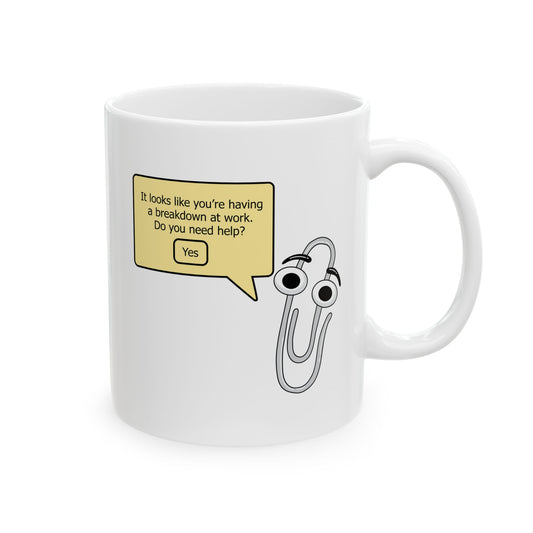 Fun Quirky Ceramic Mug - Perfect Gift for Coffee Lovers, Humor, Office Decor, Unique Kitchenware, Birthday Present