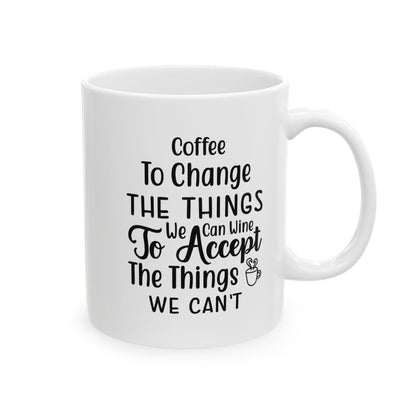 Coffee Lover Ceramic Mug - Perfect Gift for Coffee Lovers, Motivational Quote Mug, Office Desk Accessory, Uplifting Drinkware, Home